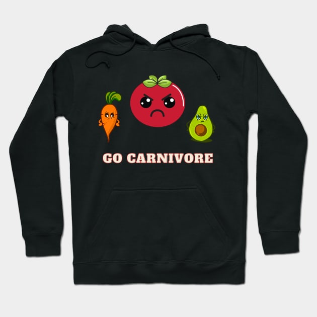 Go carnivore! Hoodie by PartumConsilio